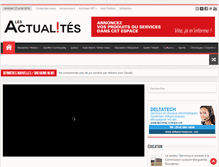 Tablet Screenshot of lesactualites.ca